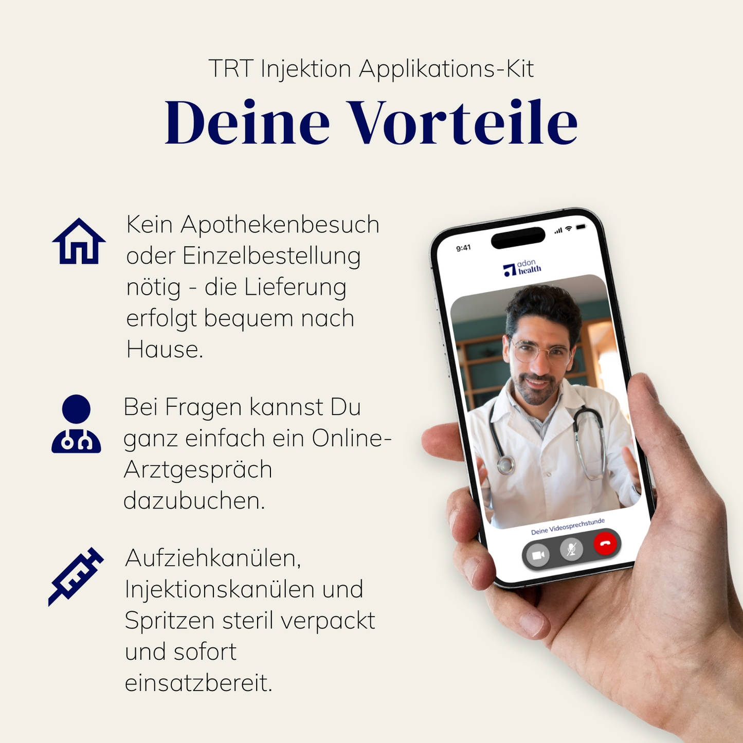TRT Injektion Applikations-Kit