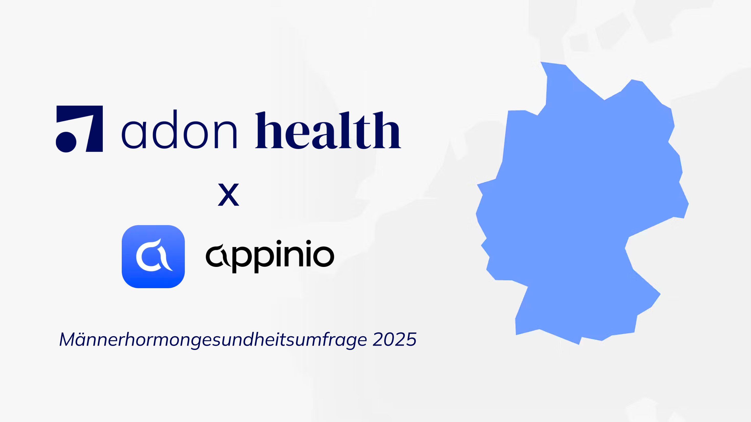 Adon Health und Appinio: Männerhormongesundheitsumfrage 2025 zur Testosteronversorgung und Prävention bei Männern in Deutschland