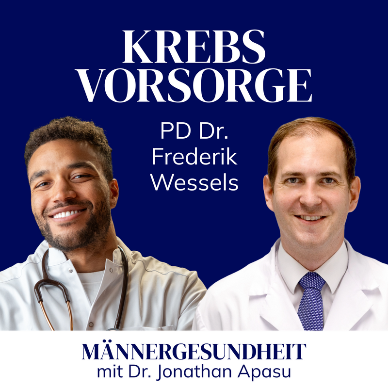 Podcastepisode: "Krebs Vorsorge" mit PD Dr. Frederik Wessels - Männergesundheit mit Dr. Jonathan Apasu