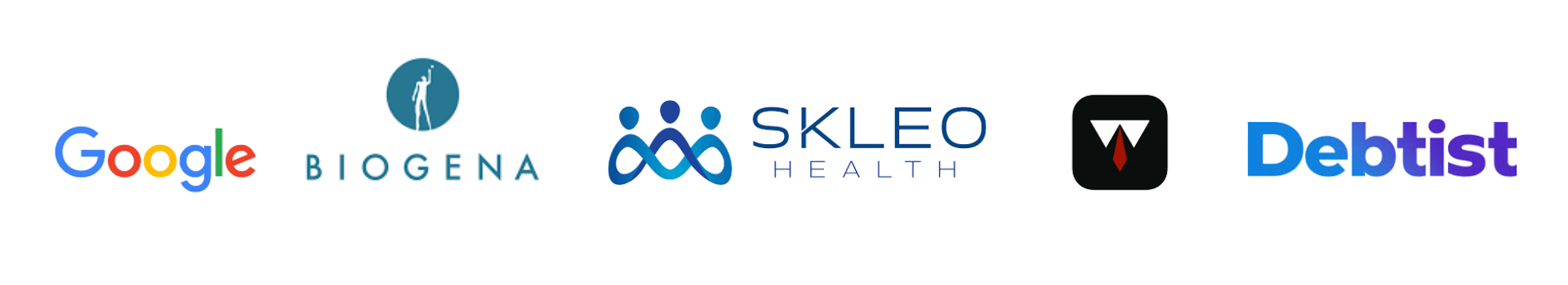 Banner mit Logos bisheriger Kunden von Adon Health für Unternehmen