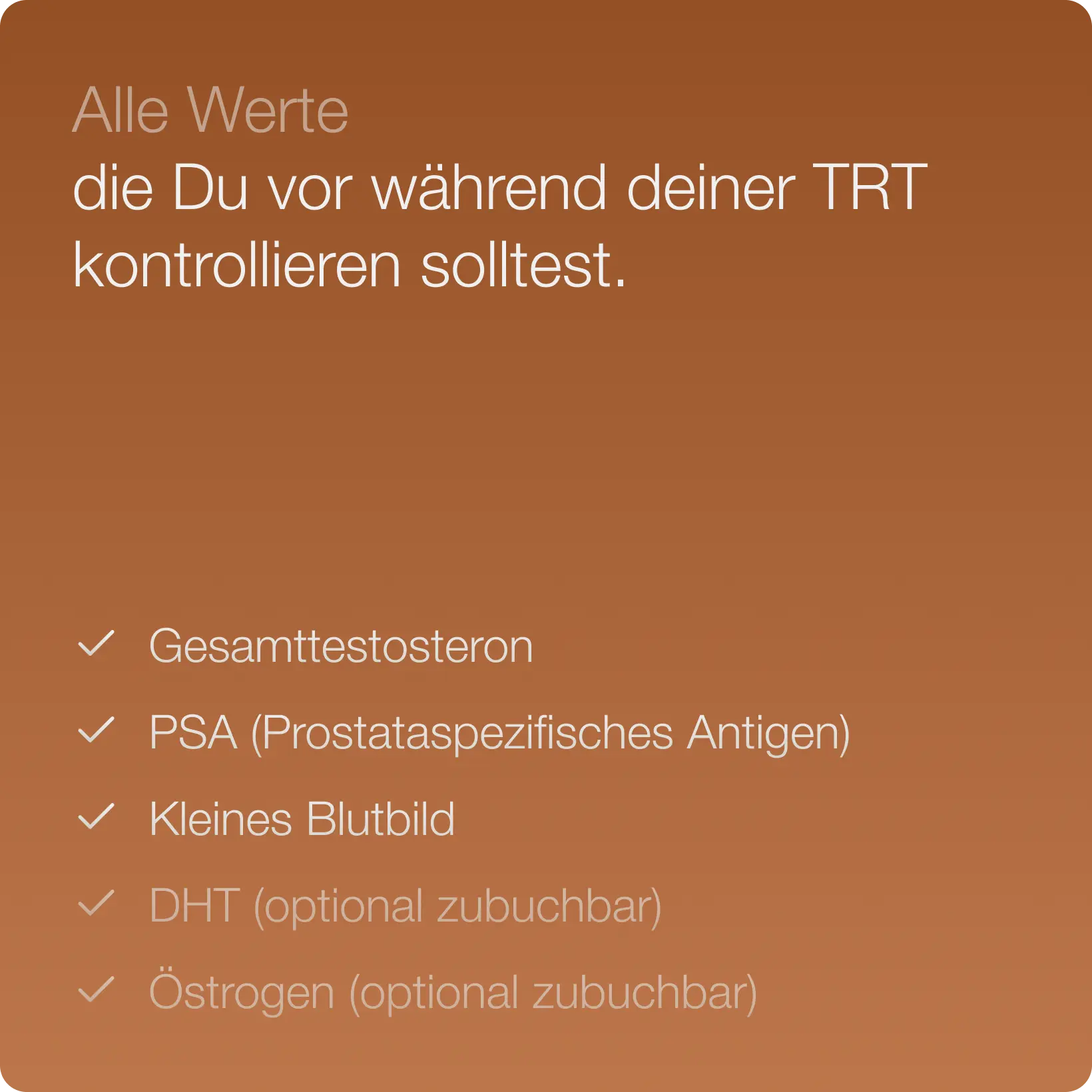 Ersatztherapie-Kontrolltest inkl. Adon Health Servicepauschale