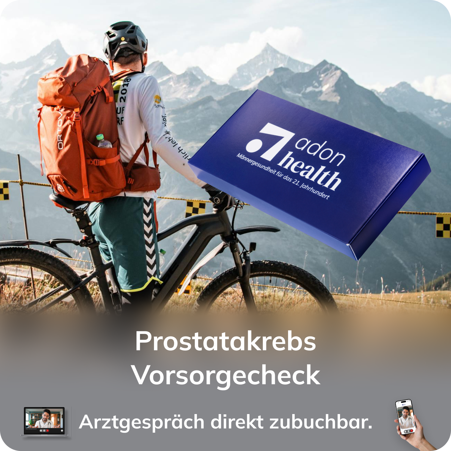 Adon Health Testkit zur Früherkennung von Prostatakrebs mit optional zubuchbaren Arztgespräch