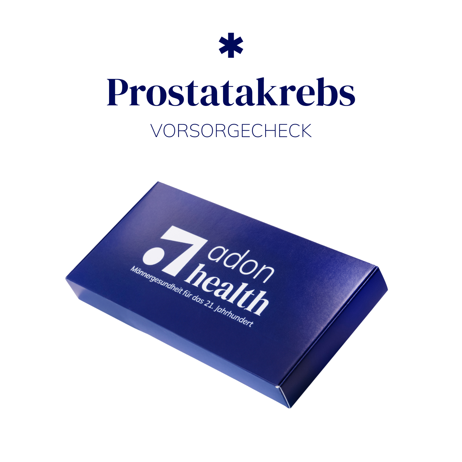 Bild von Verpackung des Prostatakrebs Vorsorgechecks von Adon Health