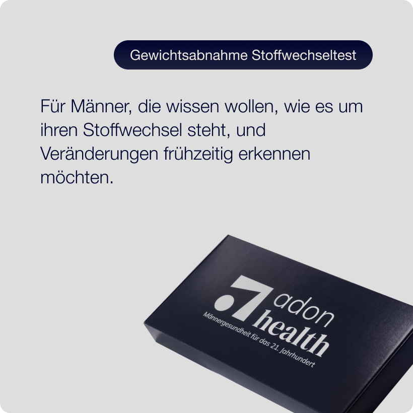 Gewichtsabnahme Stoffwechseltest