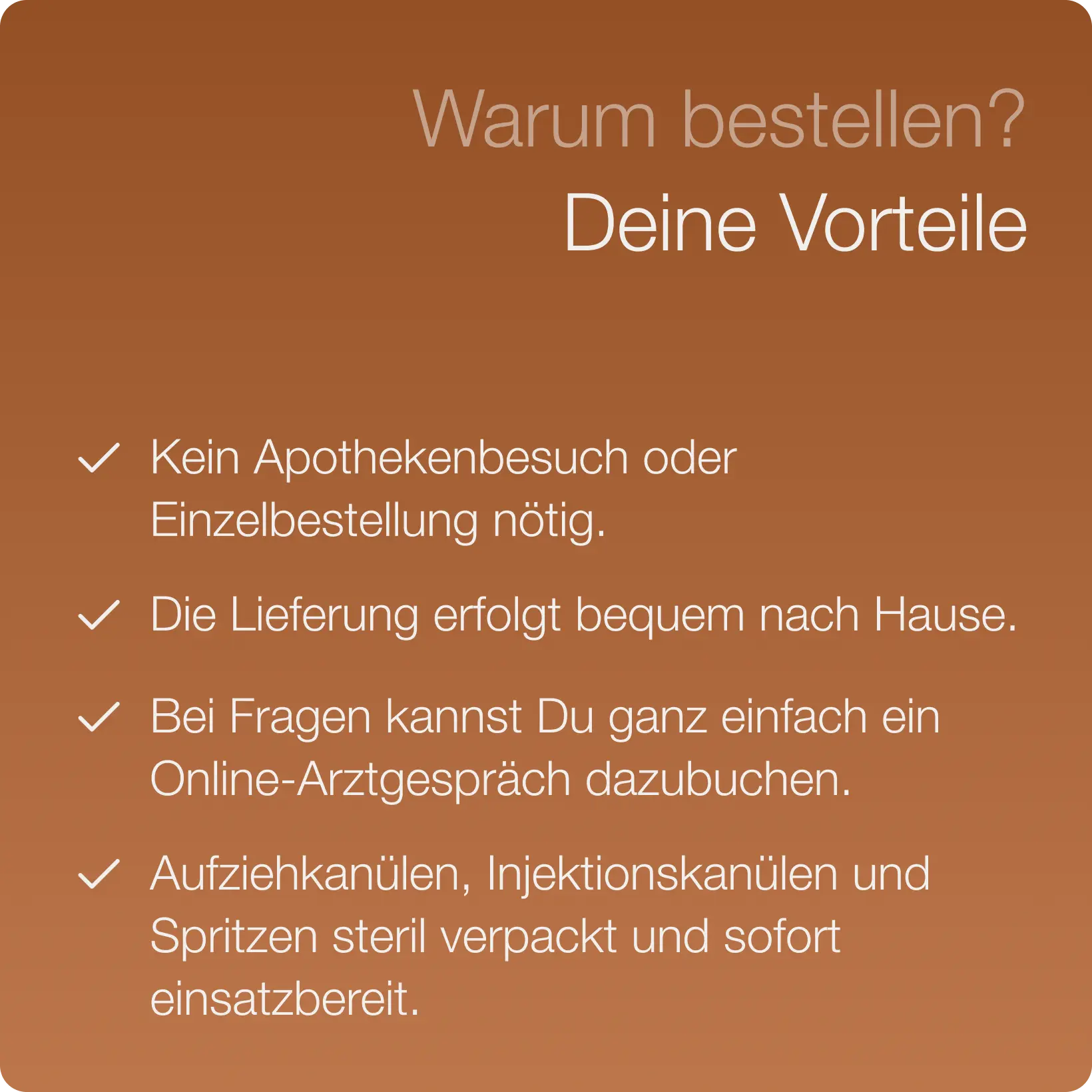 TRT Injektion Applikations-Kit