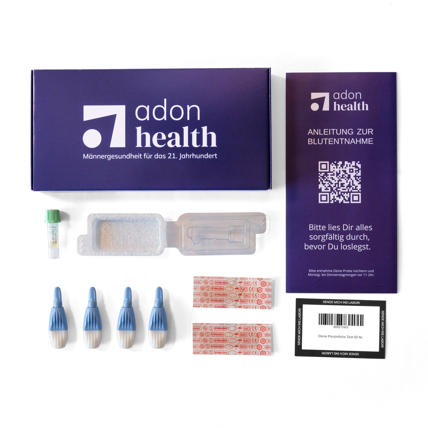Ersatztherapie-Kontrolltest & Adon Health Servicepauschale