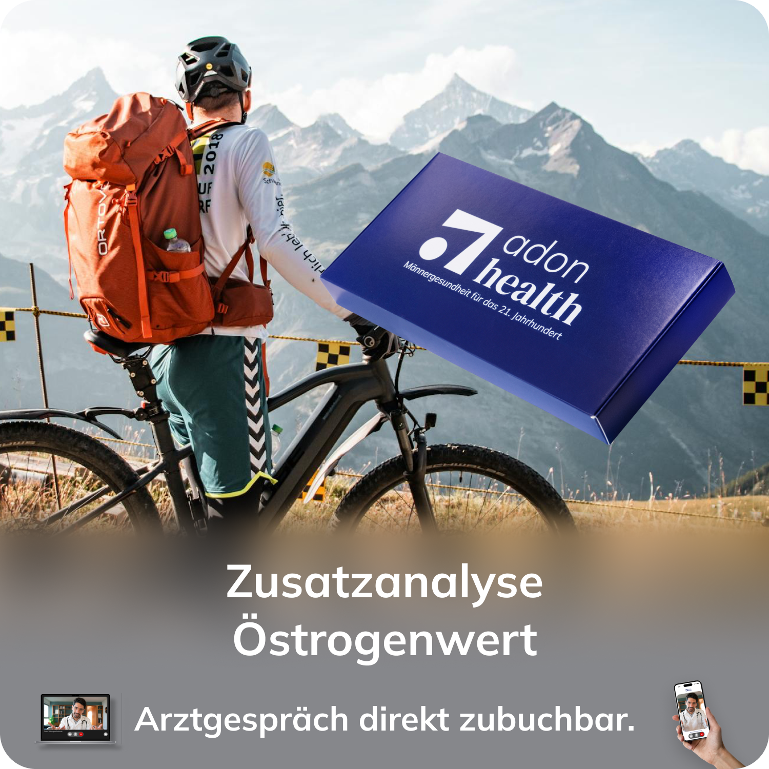 Zusätzliche Bestimmung des Östrogenwerts, ein Arztgespräch kann dazu gebucht werden