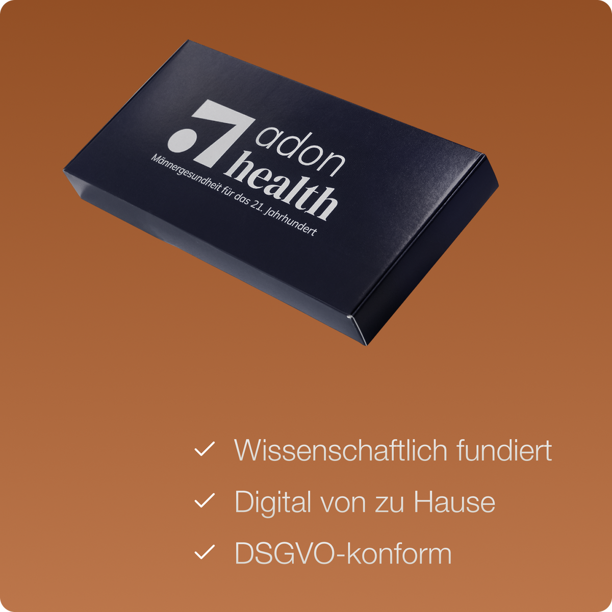 Adon Health Testkit-Box für den Bluttest zu Hause: wissenschaftlich fundiert, digital und DSGVO-konform