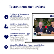 Testosteron Masterclass mit Prof. Dr. Michael Zitzmann und Dr. Jonathan Apasu von Adon Health